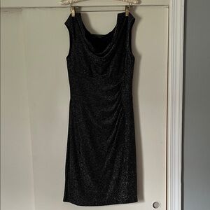 Lauren Ralph Lauren Sparkling Black Midi Dress